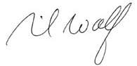 Rick Wolf signature