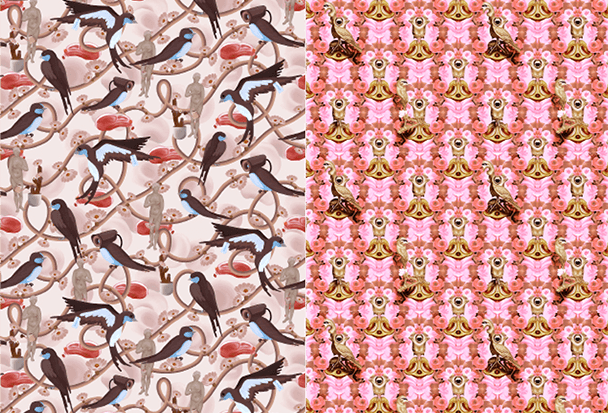 Playful Toile